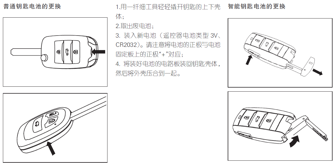 长安cs75钥匙怎么打开，长安cs75钥匙多久要换电池?(图7)