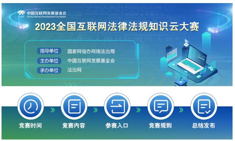 2023全国互联网法律法规知识云大赛入口http://www.legaldaily.com.cn/IT/node_107001.html(图1)